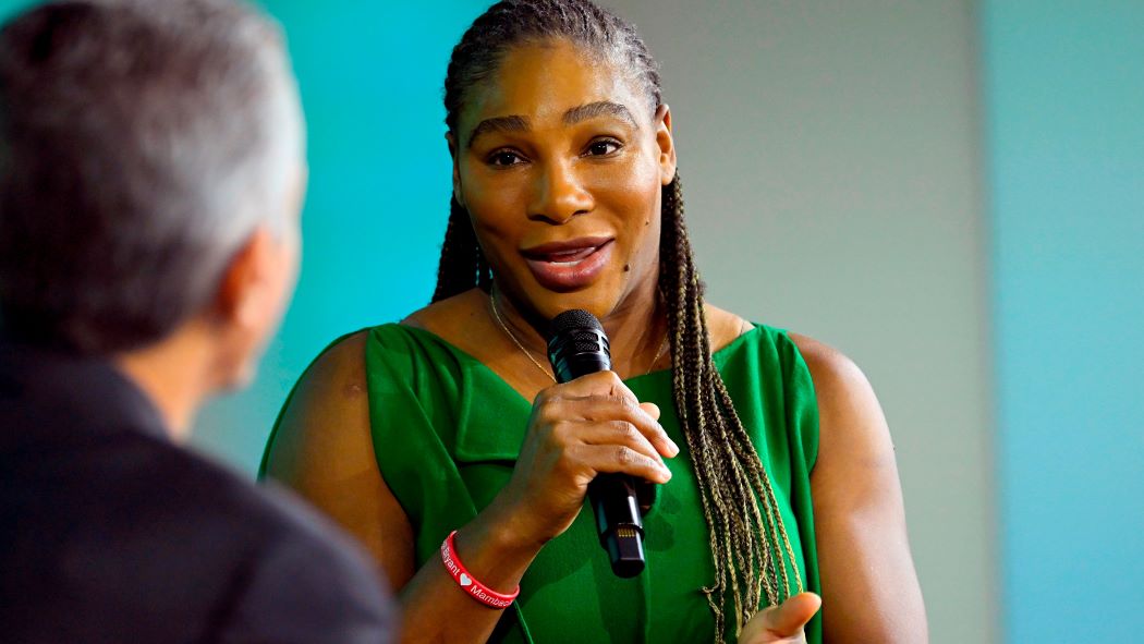 Tennis start Serena Williams talks about how she maintains her vitality at a Cigna event in Nashville